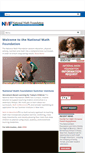 Mobile Screenshot of nationalmathfoundation.org